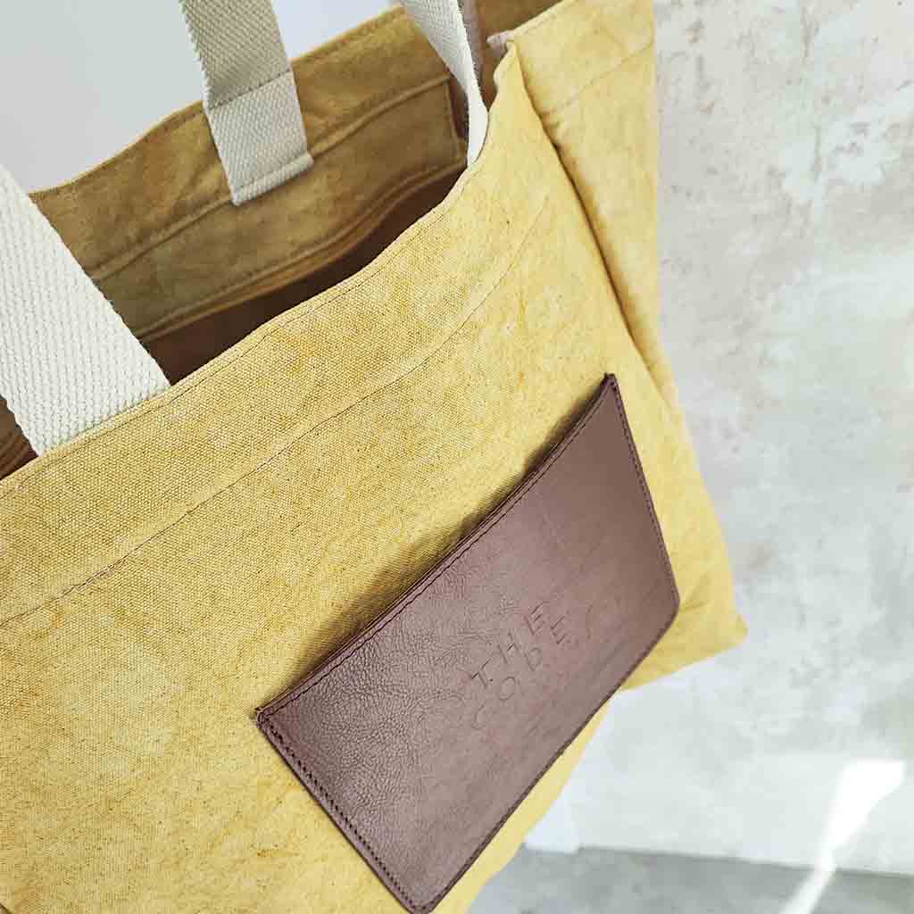 Shopping bag mostaza